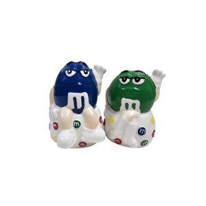 Y2K Blue And Green M&M's Salt And Pepper Shakers